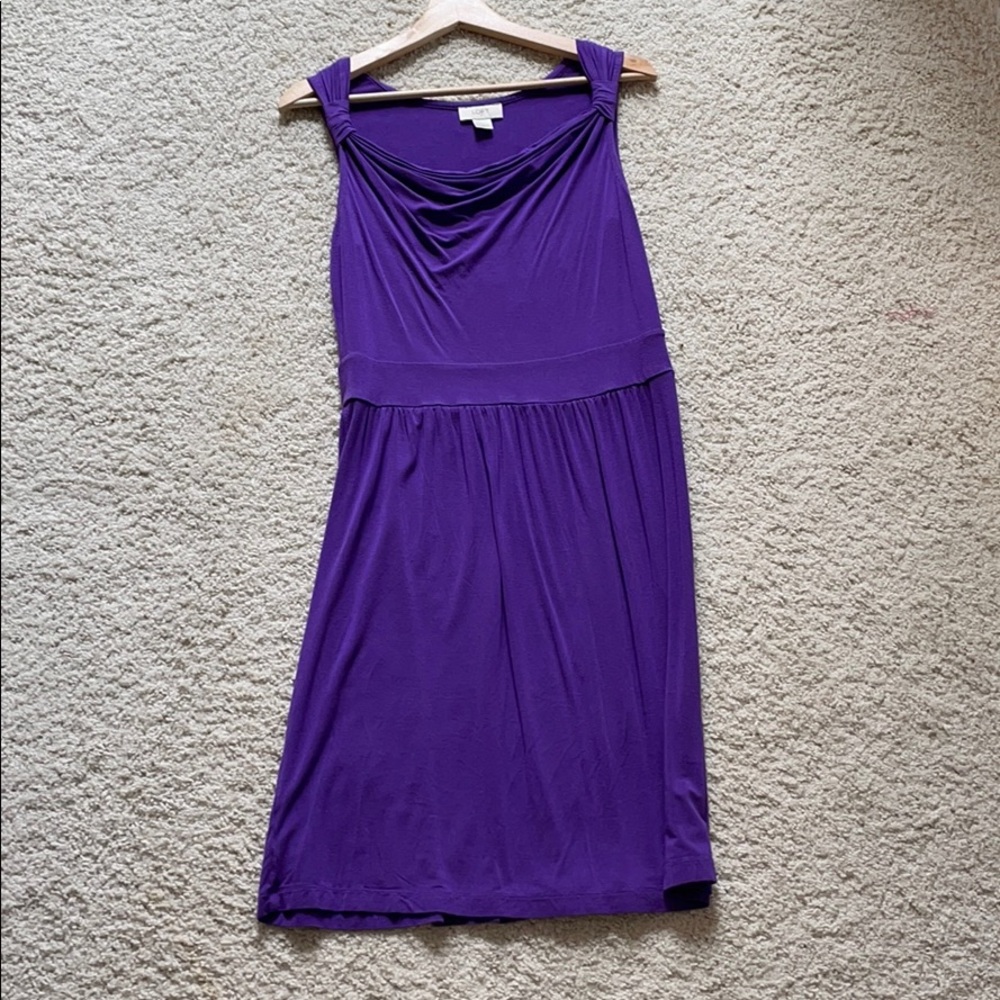 Sleeveless Purple Loft Dress - Size Small